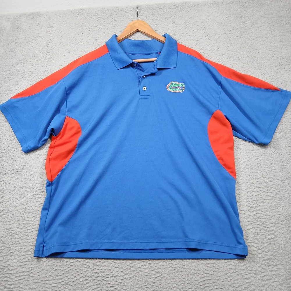 Florida Gators Shirt Mens 2XL Blue Orange College Football Pro‎ Player Polo